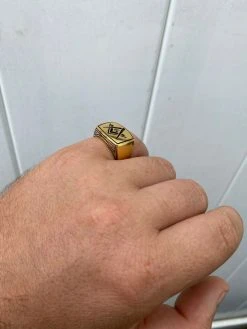 Mens 14k Gold Over Real Solid 925 Sterling Silver Free Mason G Masonic Ring 7-13 -Harlem Bling Shop harlembling mens 14k gold over real solid 925 sterling silver free mason g masonic ring 7 13 19341.1664400181