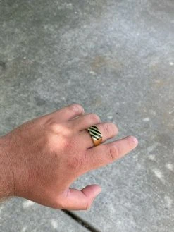 Men's 14k Gold Over Solid 925 Silver Black Onyx Ring Pinky Anillo Para Hombre -Harlem Bling Shop harlembling mens 14k gold over solid 925 silver black onyx ring pinky anillo para hombre 13416.1664375383