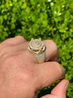 Men's 14k Gold Over Solid 925 Silver King Crown Diamond Pinky RING Iced Hip Hop 20 Men's 14k Gold Over Solid 925 Silver King Crown Diamond Pinky RING Iced Hip Hop -Harlem Bling Shop harlembling mens 14k gold over solid 925 silver king crown diamond pinky ring iced hip hop 88094.1664397245
