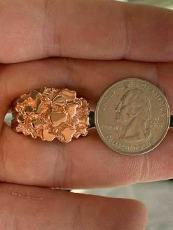 Men's 14k Rose Gold Over REAL Solid 925 Sterling Silver Nugget Ring Sizes 6-13 23 Men's 14k Rose Gold Over REAL Solid 925 Sterling Silver Nugget Ring Sizes 6-13 -Harlem Bling Shop harlembling mens 14k rose gold over real solid 925 sterling silver nugget ring sizes 6 13 73749.1664374827