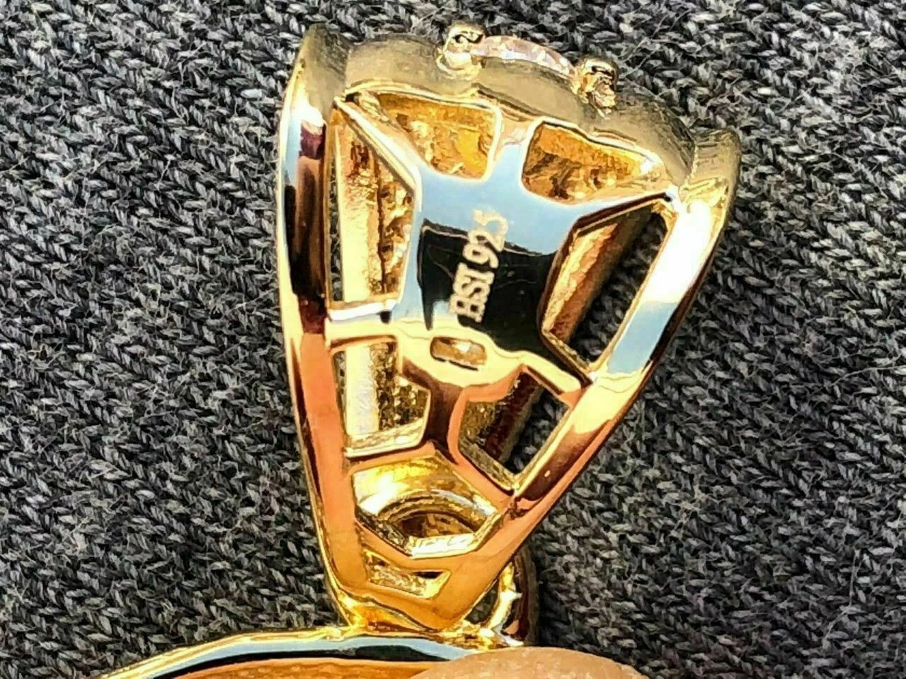 Mens 14k Yellow & Rose Gold Over 925 Silver Large 1x2" Jesus Piece HIP HOP Chain 12 Mens 14k Yellow & Rose Gold Over 925 Silver Large 1x2" Jesus Piece HIP HOP Chain - Image 10