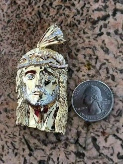 Mens 14k Yellow & Rose Gold Over 925 Silver Large 1x2" Jesus Piece HIP HOP Chain 19 Mens 14k Yellow & Rose Gold Over 925 Silver Large 1x2" Jesus Piece HIP HOP Chain -Harlem Bling Shop harlembling mens 14k yellow and rose gold over 925 silver large 1x2 jesus piece hip hop chain 79673.1664397149