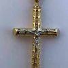 Men's 14k Yellow Gold Over 925 Silver Large 2x3" Cross W. Jesus Pendant Chain 1 Men's 14k Yellow Gold Over 925 Silver Large 2x3" Cross W. Jesus Pendant Chain -Harlem Bling Shop harlembling mens 14k yellow gold over 925 silver large 2x3 cross w jesus pendant chain 63992.1664377857