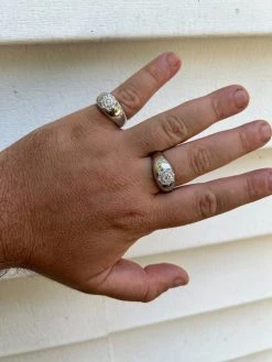 Mens 925 Silver Hip Hop Iced Moissanite Pinky Cluster Ring Passes Diamond Test 20 Mens 925 Silver Hip Hop Iced Moissanite Pinky Cluster Ring Passes Diamond Test -Harlem Bling Shop harlembling mens 925 silver hip hop iced moissanite pinky cluster ring passes diamond test 95971.1664299667