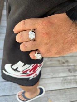 Mens 925 Silver Hip Hop Iced Moissanite Pinky Ring REAL Stone Pass Diamond Test 25 Mens 925 Silver Hip Hop Iced Moissanite Pinky Ring REAL Stone Pass Diamond Test -Harlem Bling Shop harlembling mens 925 silver hip hop iced moissanite pinky ring real stone pass diamond test 08407.1664301890