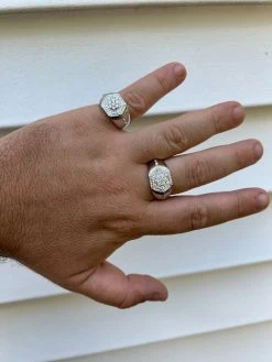 Mens 925 Silver Hip Hop Iced Moissanite Pinky Ring REAL Stone Pass Diamond Test 19 Mens 925 Silver Hip Hop Iced Moissanite Pinky Ring REAL Stone Pass Diamond Test -Harlem Bling Shop harlembling mens 925 silver hip hop iced moissanite pinky ring real stone pass diamond test 35287.1664302684