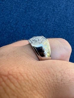 Mens 925 Silver Hip Hop Iced Moissanite Pinky Ring REAL Stone Pass Diamond Test 18 Mens 925 Silver Hip Hop Iced Moissanite Pinky Ring REAL Stone Pass Diamond Test -Harlem Bling Shop harlembling mens 925 silver hip hop iced moissanite pinky ring real stone pass diamond test 64333.1664300213