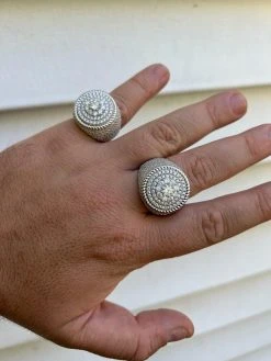 Men's 925 Silver Iced MOISSANITE RING Pass Diamond Test Pinky Hip Hop BIG 4.5ct 22 Men's 925 Silver Iced MOISSANITE RING Pass Diamond Test Pinky Hip Hop BIG 4.5ct -Harlem Bling Shop harlembling mens 925 silver iced moissanite ring pass diamond test pinky hip hop big 4.5ct 96365.1665669409