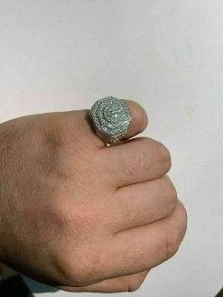 Mens Big Solid 925 Silver Hip Hop RING Iced Real Moissanite Pass Diamond Tester 19 Mens Big Solid 925 Silver Hip Hop RING Iced Real Moissanite Pass Diamond Tester -Harlem Bling Shop harlembling mens big solid 925 silver hip hop ring iced real moissanite pass diamond tester 27754.1664382952