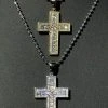 Men's Cross Pendant Sterling Silver 925 Iced Diamond Necklace Medium Size Real 2 Men's Cross Pendant Sterling Silver 925 Iced Diamond Necklace Medium Size Real -Harlem Bling Shop harlembling mens cross pendant sterling silver 925 iced diamond necklace medium size real 30558.1664386471