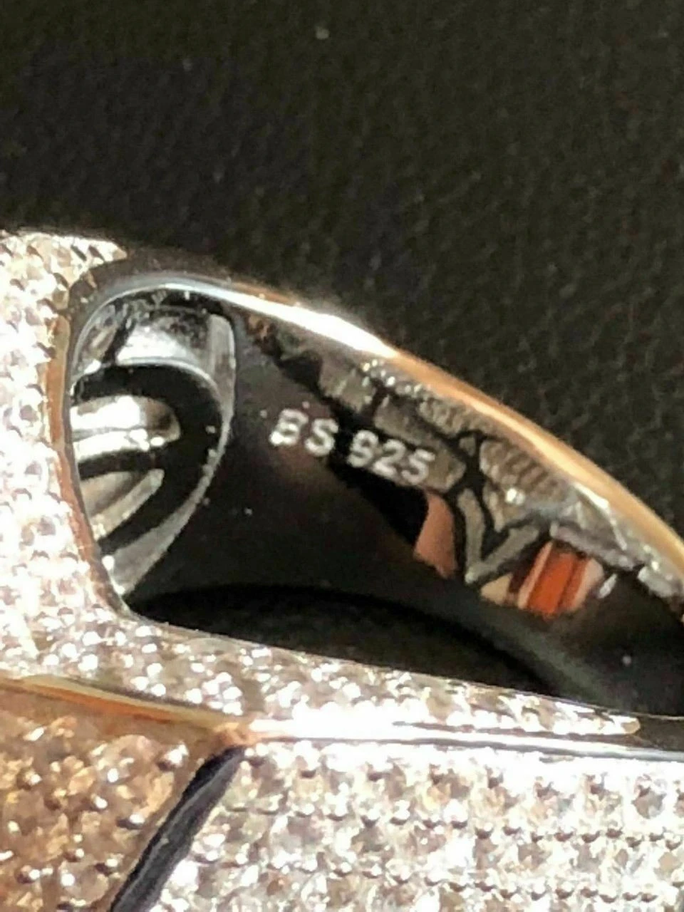 Men's Hip Hop 3D STAR Solid 925 Silver 5ct Diamond Pinky RING 14k Gold Real ICED 14 Men's Hip Hop 3D STAR Solid 925 Silver 5ct Diamond Pinky RING 14k Gold Real ICED - Image 12