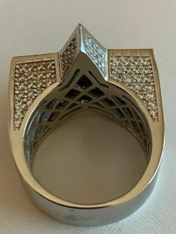 Men's Hip Hop 3D STAR Solid Rose Gold & 925 Silver Diamond Pinky RING Real Icy! 18 Men's Hip Hop 3D STAR Solid Rose Gold & 925 Silver Diamond Pinky RING Real Icy! -Harlem Bling Shop harlembling mens hip hop 3d star solid rose gold and 925 silver diamond pinky ring real icy 79628.1664380307