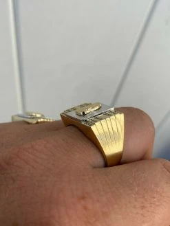 Mens Hip Hop Real 14k Yellow Gold Over Solid 925 Silver Virgin Mary Ring Iced -Harlem Bling Shop harlembling mens hip hop real 14k yellow gold over solid 925 silver virgin mary ring iced 19906.1664381589