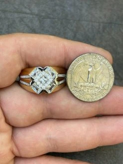 Men's Iced 14k Gold & Real Solid 925 Silver Diamond RING Size 6 7 8 9 10 11 12 24 Men's Iced 14k Gold & Real Solid 925 Silver Diamond RING Size 6 7 8 9 10 11 12 -Harlem Bling Shop harlembling mens iced 14k gold and real solid 925 silver diamond ring size 6 7 8 9 10 11 12 12374.1664388458