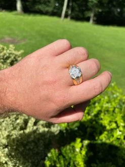 Men's Iced 14k Gold & Real Solid 925 Silver Diamond RING Size 6 7 8 9 10 11 12 23 Men's Iced 14k Gold & Real Solid 925 Silver Diamond RING Size 6 7 8 9 10 11 12 -Harlem Bling Shop harlembling mens iced 14k gold and real solid 925 silver diamond ring size 6 7 8 9 10 11 12 51643.1664399653