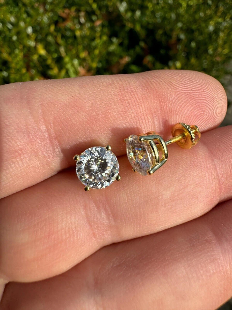 Mens Ladies Real Portuguese Cut Moissanite Stud Earrings 925 Silver 1-4ct VVS D 9 Mens Ladies Real Portuguese Cut Moissanite Stud Earrings 925 Silver 1-4ct VVS D - Image 7