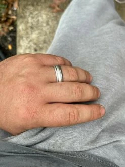 Mens Ladies Solid 925 Sterling Brush Silver Plain Wedding Band Ring Sizes 5-13 -Harlem Bling Shop harlembling mens ladies solid 925 sterling brush silver plain wedding band ring sizes 5 13 78045.1664381916