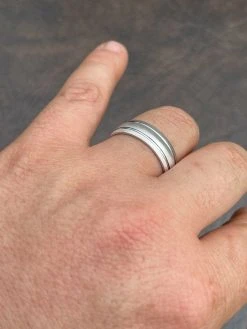 Mens Ladies Solid 925 Sterling Brush Silver Plain Wedding Band Ring Sizes 5-13 -Harlem Bling Shop harlembling mens ladies solid 925 sterling brush silver plain wedding band ring sizes 5 13 88902.1664395579