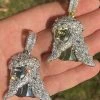 Mens Large 925 Silver / Gold Bust Down Jesus Piece Iced Hip Hop Necklace Diamond 2 Mens Large 925 Silver / Gold Bust Down Jesus Piece Iced Hip Hop Necklace Diamond -Harlem Bling Shop harlembling mens large 925 silver gold bust down jesus piece iced hip hop necklace diamond 05140.1664359206