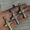 Men's Large Cross Pendant Solid 925 Sterling Silver 14k Gold Plated ICY Hip Hop 1 Men's Large Cross Pendant Solid 925 Sterling Silver 14k Gold Plated ICY Hip Hop -Harlem Bling Shop harlembling mens large cross pendant solid 925 sterling silver 14k gold plated icy hip hop 07995.1664375580