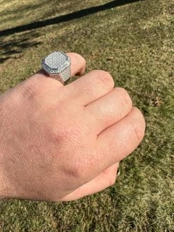 Men's Large Real 925 Silver 3ct MOISSANITE Pinky RING Hip Hop Pass Diamond Test 25 Men's Large Real 925 Silver 3ct MOISSANITE Pinky RING Hip Hop Pass Diamond Test -Harlem Bling Shop harlembling mens large real 925 silver 3ct moissanite pinky ring hip hop pass diamond test 19943.1664360738