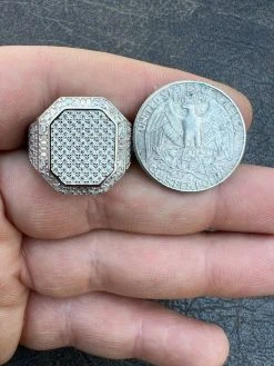 Men's Large Real 925 Silver 3ct MOISSANITE Pinky RING Hip Hop Pass Diamond Test 18 Men's Large Real 925 Silver 3ct MOISSANITE Pinky RING Hip Hop Pass Diamond Test -Harlem Bling Shop harlembling mens large real 925 silver 3ct moissanite pinky ring hip hop pass diamond test 24957.1664356773