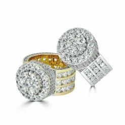 Men's Large Solid 925 Silver 5ct Diamond Pinky BIG RING 14k Gold ICY HIP-HOP 24 Men's Large Solid 925 Silver 5ct Diamond Pinky BIG RING 14k Gold ICY HIP-HOP -Harlem Bling Shop harlembling mens large solid 925 silver 5ct diamond pinky big ring 14k gold icy hip hop 35571.1665671264