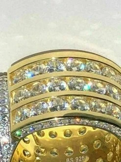 Men's Large Solid 925 Silver 5ct Diamond Pinky BIG RING 14k Gold ICY HIP-HOP 32 Men's Large Solid 925 Silver 5ct Diamond Pinky BIG RING 14k Gold ICY HIP-HOP -Harlem Bling Shop harlembling mens large solid 925 silver 5ct diamond pinky big ring 14k gold icy hip hop 89643.1664387735