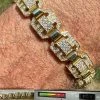Men’s Moissanite Custom Link 14k Gold Plated Real 925 Sterling Silver Bracelet 1 Men’s Moissanite Custom Link 14k Gold Plated Real 925 Sterling Silver Bracelet -Harlem Bling Shop harlembling mens moissanite custom link 14k gold plated real 925 sterling silver bracelet 33813.1683578884