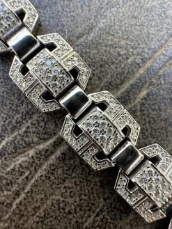 Men’s Moissanite Custom Link Real 925 Sterling Silver Bracelet Passes Tester 31 Men’s Moissanite Custom Link Real 925 Sterling Silver Bracelet Passes Tester -Harlem Bling Shop harlembling mens moissanite custom link real 925 sterling silver bracelet passes tester 51378.1683578942