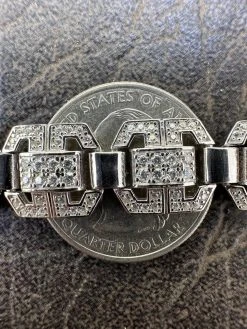 Men’s Moissanite Custom Link Real 925 Sterling Silver Bracelet Passes Tester 29 Men’s Moissanite Custom Link Real 925 Sterling Silver Bracelet Passes Tester -Harlem Bling Shop harlembling mens moissanite custom link real 925 sterling silver bracelet passes tester 92541.1683578868