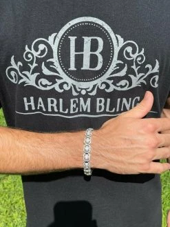Men’s Moissanite Custom Link Real 925 Sterling Silver Bracelet Passes Tester 24 Men’s Moissanite Custom Link Real 925 Sterling Silver Bracelet Passes Tester -Harlem Bling Shop harlembling mens moissanite custom link real 925 sterling silver bracelet passes tester 98751.1683578895