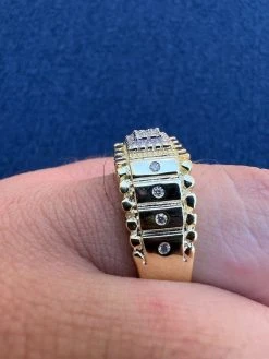 Mens MOISSANITE Nugget Square Ring Real 14k Gold Plated 925 Silver Iced Pinky 24 Mens MOISSANITE Nugget Square Ring Real 14k Gold Plated 925 Silver Iced Pinky -Harlem Bling Shop harlembling mens moissanite nugget square ring real 14k gold plated 925 silver iced pinky 21008.1664299751