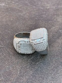 Mens MOISSANITE Ring Real Solid 925 Silver Hip Hop Iced Pass Diamond Test Pinky 21 Mens MOISSANITE Ring Real Solid 925 Silver Hip Hop Iced Pass Diamond Test Pinky -Harlem Bling Shop harlembling mens moissanite ring real solid 925 silver hip hop iced pass diamond test pinky 56352.1664358463