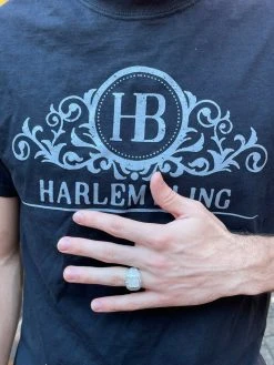 Mens MOISSANITE Ring Real Solid 925 Silver Hip Hop Iced Pass Diamond Test Pinky 18 Mens MOISSANITE Ring Real Solid 925 Silver Hip Hop Iced Pass Diamond Test Pinky -Harlem Bling Shop harlembling mens moissanite ring real solid 925 silver hip hop iced pass diamond test pinky 88858.1664362250