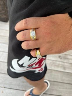 Mens MOISSANITE Ring14k Gold Plated Square Real 925 Silver Iced Pinky Hip Hop 20 Mens MOISSANITE Ring14k Gold Plated Square Real 925 Silver Iced Pinky Hip Hop -Harlem Bling Shop harlembling mens moissanite ring14k gold plated square real 925 silver iced pinky hip hop 01043.1664302300