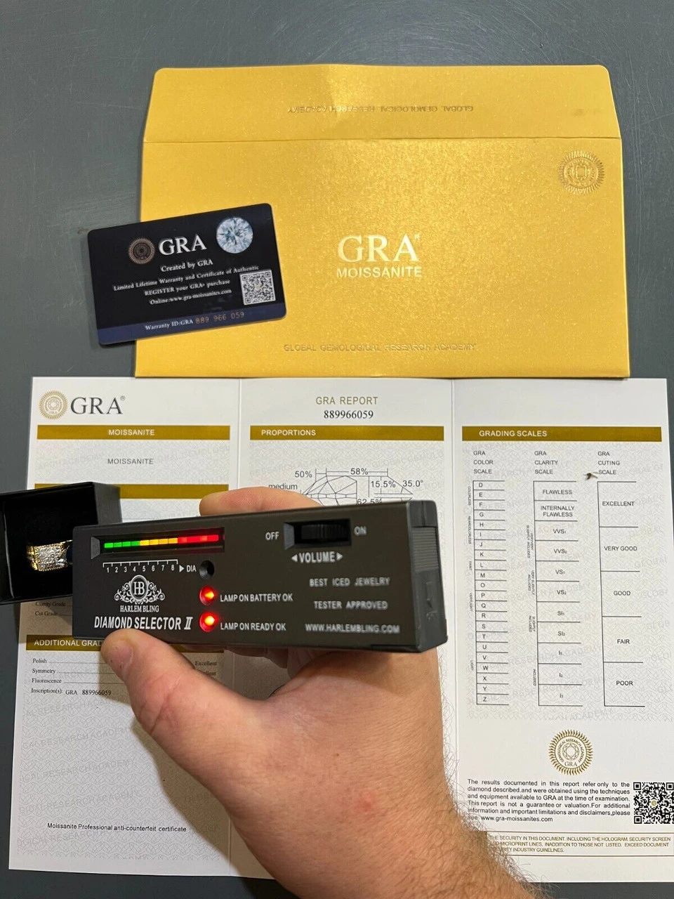 Mens MOISSANITE Ring14k Gold Plated Square Real 925 Silver Iced Pinky Hip Hop 6 Mens MOISSANITE Ring14k Gold Plated Square Real 925 Silver Iced Pinky Hip Hop - Image 4