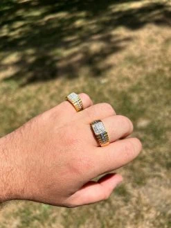 Mens MOISSANITE Ring14k Gold Plated Square Real 925 Silver Iced Pinky Hip Hop 24 Mens MOISSANITE Ring14k Gold Plated Square Real 925 Silver Iced Pinky Hip Hop -Harlem Bling Shop harlembling mens moissanite ring14k gold plated square real 925 silver iced pinky hip hop 38296.1664302097