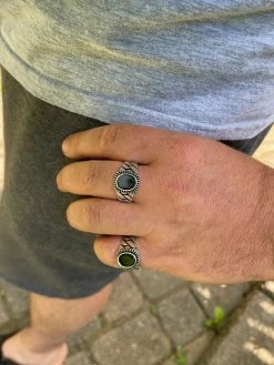 Mens Plain Real 925 Sterling Silver Black Onyx Stone Ring Miami Cuban Link Band 19 Mens Plain Real 925 Sterling Silver Black Onyx Stone Ring Miami Cuban Link Band -Harlem Bling Shop harlembling mens plain real 925 sterling silver black onyx stone ring miami cuban link band 73405.1664391771