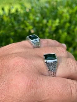 Mens Plain Real 925 Sterling Silver Green Emerald Stone Ring Size 7 8 9 10 11 12 19 Mens Plain Real 925 Sterling Silver Green Emerald Stone Ring Size 7 8 9 10 11 12 -Harlem Bling Shop harlembling mens plain real 925 sterling silver green emerald stone ring size 7 8 9 10 11 12 36946.1664371493