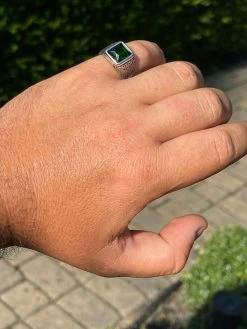 Mens Plain Real 925 Sterling Silver Green Emerald Stone Ring Size 7 8 9 10 11 12 25 Mens Plain Real 925 Sterling Silver Green Emerald Stone Ring Size 7 8 9 10 11 12 -Harlem Bling Shop harlembling mens plain real 925 sterling silver green emerald stone ring size 7 8 9 10 11 12 40355.1664388643