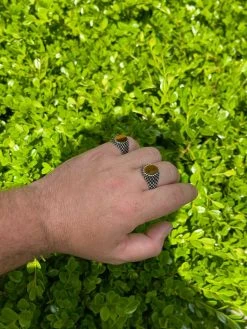 Mens Plain Real 925 Sterling Silver Tiger Eye Stone Ring Pinky 7 8 9 10 11 12 13 -Harlem Bling Shop harlembling mens plain real 925 sterling silver tiger eye stone ring pinky 7 8 9 10 11 12 13 18046.1664394621