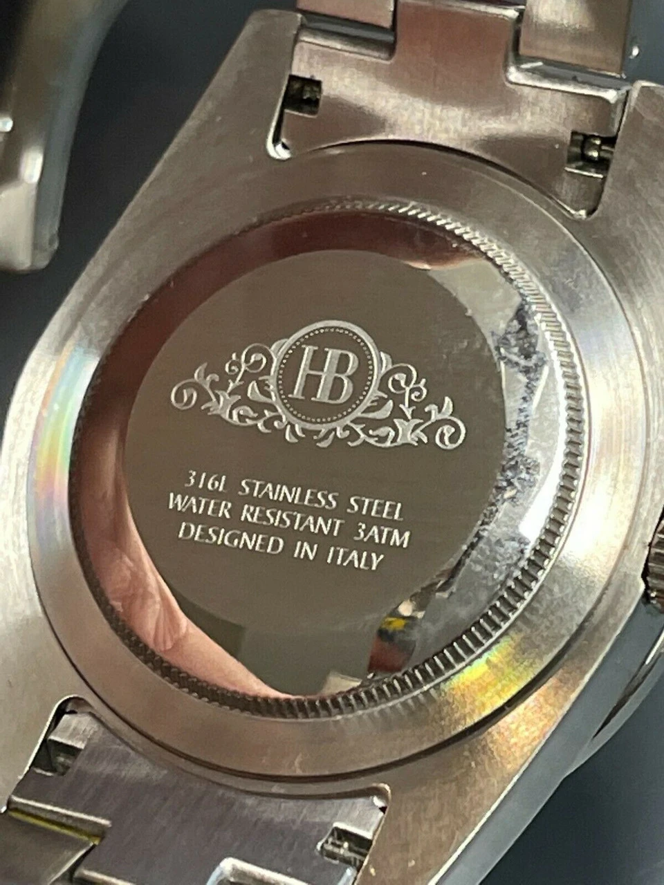 Mens Presidential Stainless Iced 3.3ct Moissanite Watch Pass Diamond Tester 41mm Blue Face 5 Mens Presidential Stainless Iced 3.3ct Moissanite Watch Pass Diamond Tester 41mm Blue Face - Image 3