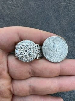 Mens Real 12ct MOISSANITE Ring Pass Diamond Test Iced Cluster Pinky RING Hip Hop -Harlem Bling Shop harlembling mens real 12ct moissanite ring pass diamond test iced cluster pinky ring hip hop 19968.1664362099
