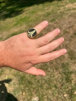 Mens Real 14K Gold Plated 925 Sterling Silver Double Guns Pistols Gangster Ring -Harlem Bling Shop harlembling mens real 14k gold plated 925 sterling silver double guns pistols gangster ring 31207.1664543904