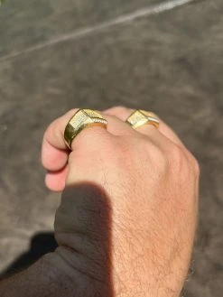 Mens Real 14k Gold Plated Solid 925 Sterling Silver Iced CZ Ring Hip Hop Cuban 22 Mens Real 14k Gold Plated Solid 925 Sterling Silver Iced CZ Ring Hip Hop Cuban -Harlem Bling Shop harlembling mens real 14k gold plated solid 925 sterling silver iced cz ring hip hop cuban 00221.1664302174