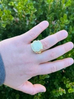 Mens Real 14k Gold Vermeil 925 Sterling Silver Ice Diamond Ring Hip Hop Pinky 25 Mens Real 14k Gold Vermeil 925 Sterling Silver Ice Diamond Ring Hip Hop Pinky -Harlem Bling Shop harlembling mens real 14k gold vermeil 925 sterling silver ice diamond ring hip hop pinky 60950.1664361759