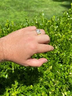 Men's Real 14K Gold Vermeil Moissanite Ring Passes Diamond Tester Iced Pinky Out 19 Men's Real 14K Gold Vermeil Moissanite Ring Passes Diamond Tester Iced Pinky Out -Harlem Bling Shop harlembling mens real 14k gold vermeil moissanite ring passes diamond tester iced pinky out 04838.1664380441