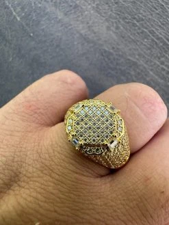 Men's Real 925 Silver 14k Gold Plated MOISSANITE Baguette Pinky RING Hip Hop Ice 33 Men's Real 925 Silver 14k Gold Plated MOISSANITE Baguette Pinky RING Hip Hop Ice -Harlem Bling Shop harlembling mens real 925 silver 14k gold plated moissanite baguette pinky ring hip hop ice 18194.1683751984