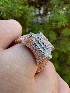 Men's Real 925 Silver 14k Rose Gold Plated MOISSANITE Large 3D Iced Hip Hop Ring 32 Men's Real 925 Silver 14k Rose Gold Plated MOISSANITE Large 3D Iced Hip Hop Ring -Harlem Bling Shop harlembling mens real 925 silver 14k rose gold plated moissanite large 3d iced hip hop ring 24464.1700107245